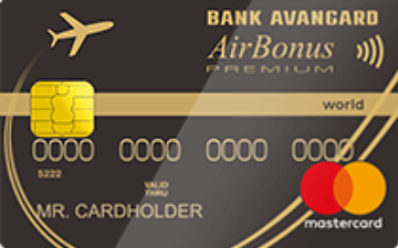 Дебетовая карта Airbonus Premium от Авангард